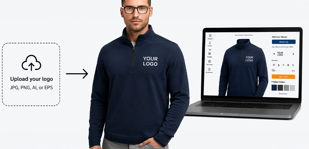 Free digital proof and logo setup